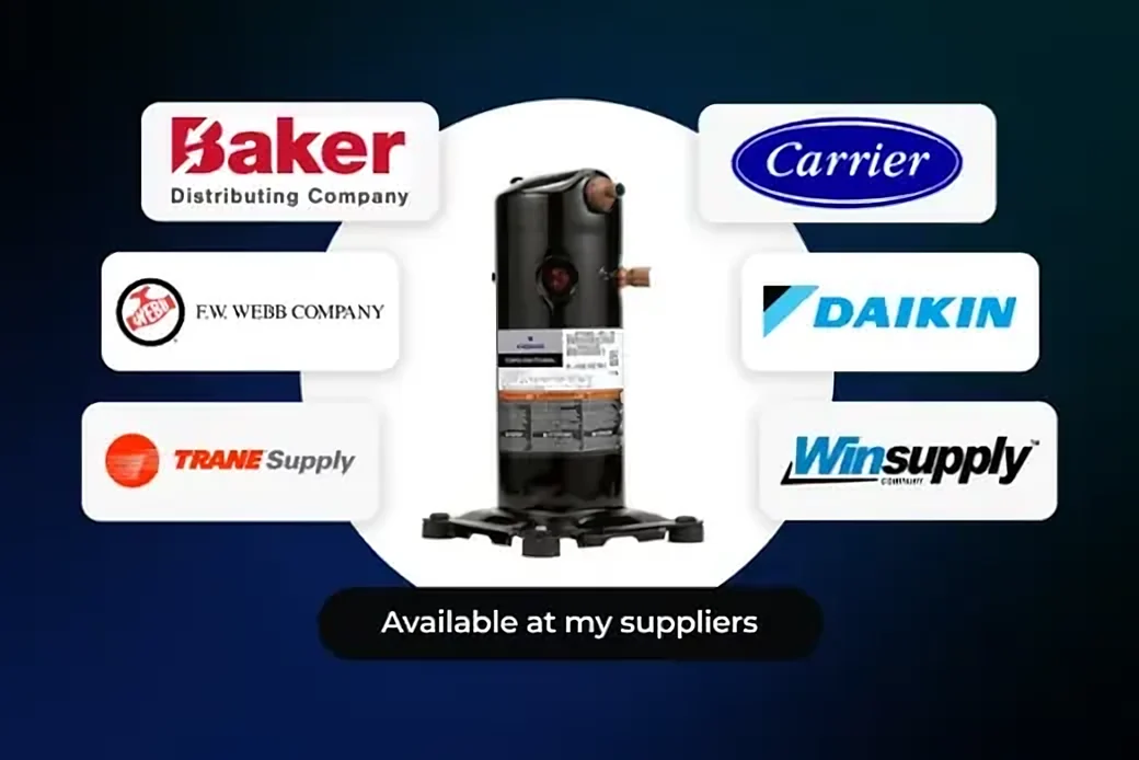 Compressor available at local suppliers